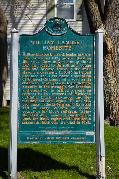 William Lambert Home Marker